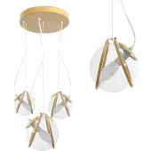 Toolight Lampe APP1091-3CP Gold