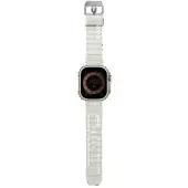 Skinarma Strap Shokku to Apple Watch 49/45/44 MM frost (44 mm, 45 mm, 49 mm, Matériaux composites à base de carbone, Plastique, Silicone), Sangles de montre, Blanc