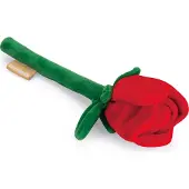 Beeztees , jouet en peluche, rose rouge, rouge et vert