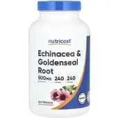 Nutricost , Racines d'Échinacée et d'Hydraste, 500 mg, 240 gélules