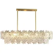 Toolight Lampe Suspendue APP1198-4CP Gold