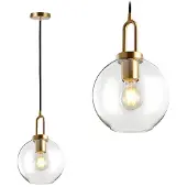 Toolight Lampe Suspendue APP629-1CP Gold