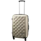 Feru Pyramid Peak Classic 65 cm suitcase, champagne, Valise, Or