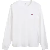 Levi's T-Shirt 'LS Housemark Tee' blanc