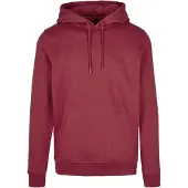 Build Your Brand Heavy Hoodie Rouge 5XL Homme