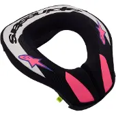 Alpinestars Coussin De Cou Sequence Junior Black Light Gray Purple, Taille: L/XL