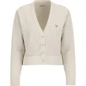 GUESS Femmes, Pull-over, VN Mini Triangle, Blanc, (S)
