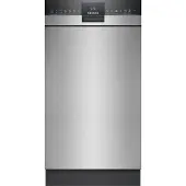 Siemens iQ300, Lave-vaisselle sous plan, 45 cm, Acier brossé, SR43ES25ME