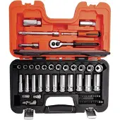 Bahco coffret de 53pcs douilles 1/4 et 3/8 s330l