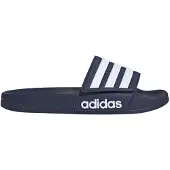 Adidas Mule 'ADILETTE' bleu foncé / blanc