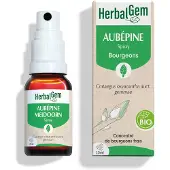 Herbalgem - Aubépine Bio - Complément Alimentaire - Extrait De Bourgeon Frais - Pour Circulation Sanguine - 15 ml 15 ml Spray
