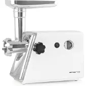 Emerio Hachoir à viande en acier inoxydable 3 disques, Hachoir à viande, Argent