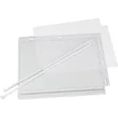 Durable Plakattasche wasserdicht A5 mit Kabelbinder 5 stk (A5, 5x)