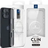 DUX Clin Mag case with MagSafe pour iPhone 16 Pro Max - transparent