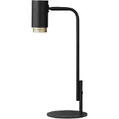 Lyora Lampe de bureau Nessi noir avec or