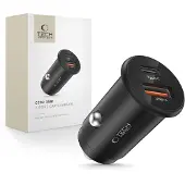 Tech-Protect Cc02 2-Port Car Charger Pd35W/Qc3.0 Black