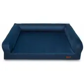 HUGGY DOGGY Lit orthopédique bleu marine pour chihuahua S