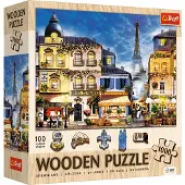 Trefl Puzzle en bois 1000 rues françaises