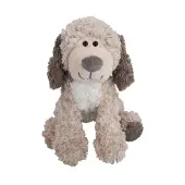 Beppe Mascotte de chien Addy avec ventre blanc 20cm 13202