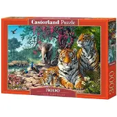 Castorland Puzzle 3000 pièces Sanctuaire des tigres 300600