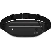 Tech-Protect Hommes, Sac banane, Tech-Protect M7 Universale Sport-Bauchtasche Schwarz, Noir