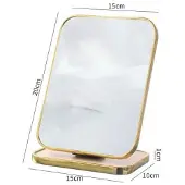 Carla Miroir cosmétique Tameifunag or Taille unique