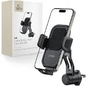 Tech-Protect V8 Universal Rotierende Lüftungsschlitzautohalterung Schwarz, Support pour smartphone, Noir