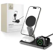 Tech-Protect Qi15W-A47 3In1 Magnetic Magsafe Wireless Charger Noir