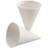 Papstar Gobelet pointu 150ml blanc