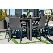Bolzano Table de jardin extensible Kastello 149x97/149cm anthracite