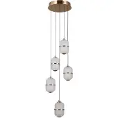 ITALUX Lampe LED suspendue 28W ALANI PND-34375-5-HBR