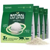 Petkit Natur Katzenstreu klumpend staubarm Geruchsstopp 4 Beutel (Agglomérant)