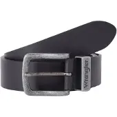 Wrangler Basic Metal Loop Belt Noir 90 cm Homme