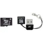 Integral UltimaPro - Carte mémoire flash - 64 Go - UHS Class 1 / Class10 - microSDXC UHS-I