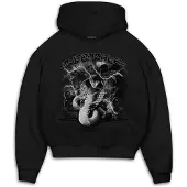 MJ Gonzales Toxic V1 Oversized Hoodie Noir S Homme