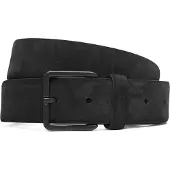 HUGO Ceinture en cuir suédé avec boucle ton sur ton à ardillon