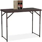 B2X Table de jardin pliante, réglable en hauteur