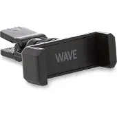 Wave Ventclip -autoteline, musta, Support pour smartphone, Noir