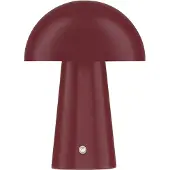 Lyora Lampe de table rechargeable Ande Rouge bordeaux
