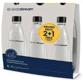 SodaStream Fuse TrioPack 1L, Gazéificateur d'eau : accessoires, Transparent, Noir