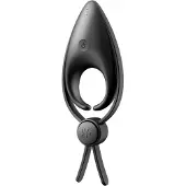 Satisfyer Sniper - anneau pénien vibrant rechargeable - silicone noir