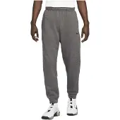 Nike Pantalon de sport gris chiné / noir