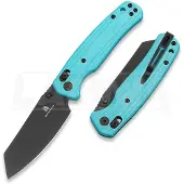Bestechman Couteau pliant Cicada - PVD - G10, light blue