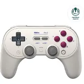 8Bitdo Pro 2 Hall Edition Pc Wireless Gamepad Argenté