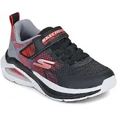 SKECHERS Baskets 'MICROSPEC MAX VELOCITY' gris / rouge / noir / blanc