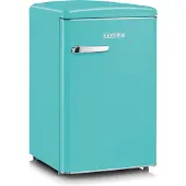 Severin RKS 8834 Retro frigo combine Pose libre 108 L D Turquoise