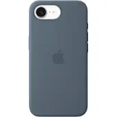 Apple Coque en silicone avec MagSafe iPhone 17e - Anchor Blue