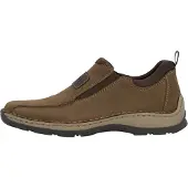 Rieker Chaussons de ville pour hommes, couleur marron, style décontracté