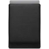 WOOLNUT Leather Sleeve -suojatasku 16" MacBook Pro, musta (16", Apple), Sac pour notebook, Noir