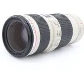 Canon EF 70-200mm f/4L IS USM (EF, Plein format), Objectif, Blanc, Noir